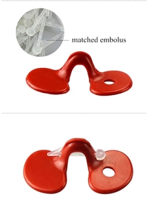 Gafas intermitentes de plástico rojo para pollo, aves de corral, pavo, <span class=keywords><strong>faisán</strong></span> - Product Image 2