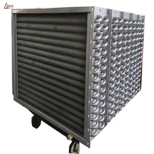 Distributor stainless steel 316L oil condensing heating heat exchanger for air cooler tower