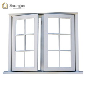 Fenêtre à battant en alliage d'aluminium, design moderne, isolation thermique, insonorisation, style à ouverture battante, dotée <span class=keywords><strong>de</strong></span> <span class=keywords><strong>double</strong></span> <span class=keywords><strong>vitrage</strong></span> trempé - Product Image 2