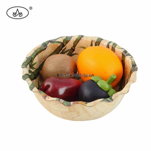 Tazón de bambú tazón ecológico fruta ensalada tazón platos vajilla utensilios de cocina - Product Image 4