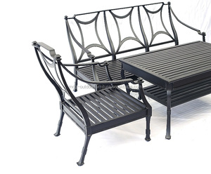 كرسي فيرونا التقليدي الخارجي المصنوع من الألومنيوم المصبوب، أثاث معدني مريح - Product Image 3