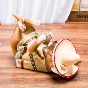 Porta Botellas de Vino Decorativo de Resina con Forma de Perro <span class=keywords><strong>Chihuahua</strong></span> - Product Image 5