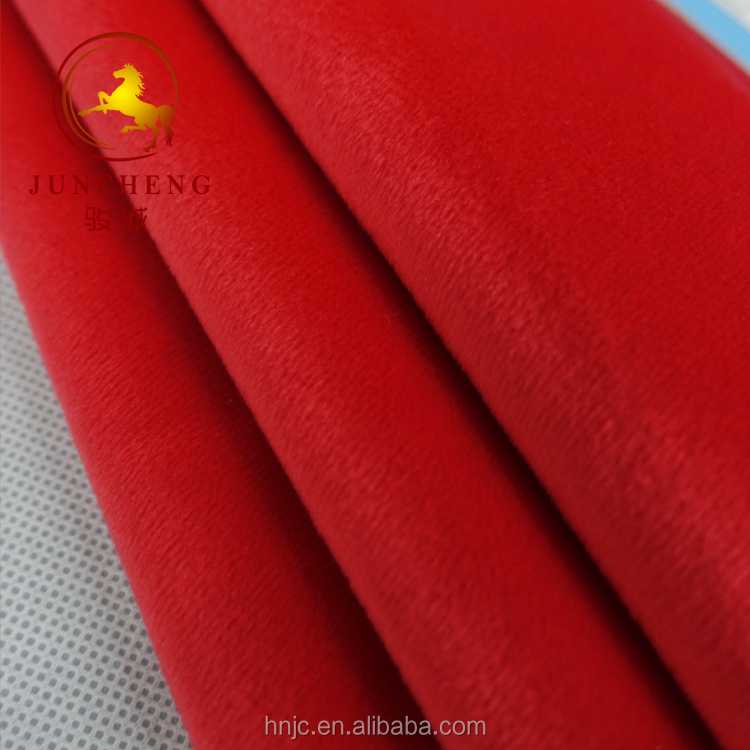 Factory price polyester stretch suede fabric for clothing