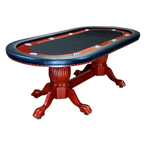 Luxury Portable <strong>Poker</strong> <strong>Table</strong> With Wood Leg - Product Image 1
