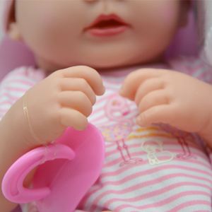 Poupée en plastique de 33cm pour bébé poupée en silicone réaliste - Product Image 3