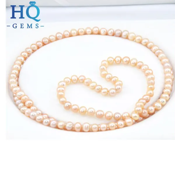 Prix avantageux d'eau douce naturelle collier de perles à vendre