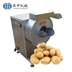 Máquina automática para hacer patatas fritas, cortador de palo de patatas fritas de acero inoxidable