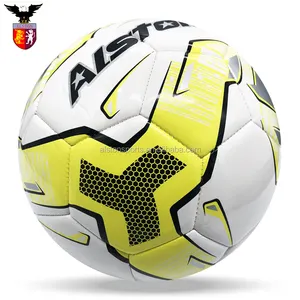 Bola de futebol de alston com tamanho oficial 5, bola de futebol personalizada promocional