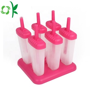 ถาดน้ำแข็งพลาสติกปราศจากสาร BPA พร้อมฝาปิดไอติมไอศครีมสำหรับฤดูร้อน - Product Image 4