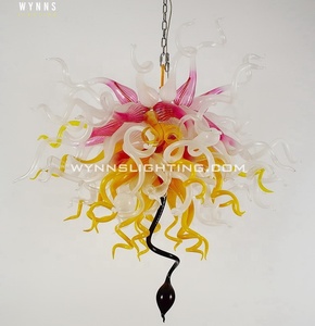 Chihuly fait à la main lustre en verre lumière LED suspension lampe intérieur décor à la maison pour <span class=keywords><strong>Casino</strong></span> cafés KTV mariages hôtels - Product Image 2