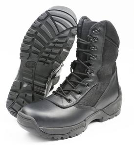 Bottes <span class=keywords><strong>de</strong></span> Combat Montantes Noires en Cuir Véritable pour Hommes, Respirantes, à Lacets, Style Désert Tactique et Jungle, Chaussures <span class=keywords><strong>de</strong></span> Sécurité <span class=keywords><strong>de</strong></span> Bonne Qualité, Bon Marché - Product Image 5