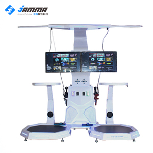 <span class=keywords><strong>เครื่องเล่น</strong></span>เกม <span class=keywords><strong>VR</strong></span> 9D ในร่ม แบบแพลตฟอร์มต่อสู้ 2 ผู้เล่น เดินได้ พร้อมโครงสร้างโลหะ - Product Image 4
