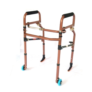 China fábrica andador alta calidad <span class=keywords><strong>real</strong></span> aleación de aluminio caminar ayudas plegable andador - Product Image 1