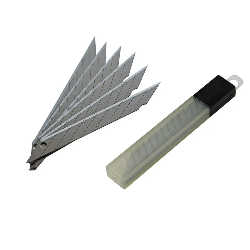 High Quality 9mm Snap Off Blade Sliding Carton Paper Cutter Knife Blade