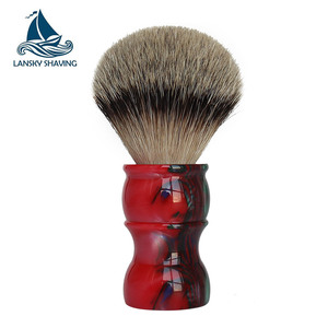Mens 1st grado Badger cepillo de <span class=keywords><strong>afeitar</strong></span> <span class=keywords><strong>para</strong></span> regalo Barbero afeitado herramienta - Product Image 1