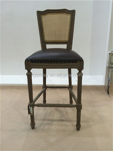 Madera maciza silla de la barra pintado a mano muebles mesa de comedor y sillas de <span class=keywords><strong>bar</strong></span> - Product Image 1