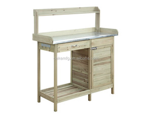 Honhill — Table de travail d'extérieur, banc <span class=keywords><strong>en</strong></span> <span class=keywords><strong>pot</strong></span> moderne, bricolage, accessoire de jardin - Product Image 3