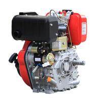 Moteur diesel Hiearns 192FSE 14hp monocylindre vertical à arbre à clavette