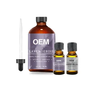 Private Label French Lavender 100% Pure Natural Best Therapeutic Grade Essential Oil 10ml