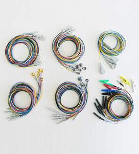 Kabel Elektroda <span class=keywords><strong>Snap</strong></span> Button EKG Betina Greentek Warna-warni Merah/Putih/Abu-abu/Hitam/Kuning/Hijau 4.0mm - Product Image 1