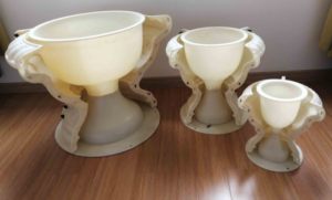 Prefabbricati giardino decorativo cilindro di <span class=keywords><strong>cemento</strong></span> fioriera vaso di fiori stampi <span class=keywords><strong>in</strong></span> plastica <span class=keywords><strong>per</strong></span> la vendita - Product Image 4