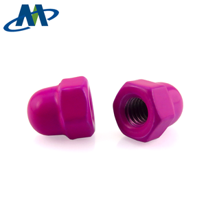 Hot bán din1587 acorn Nuts/màu sắc khác nhau nhựa Hex Dome cap các loại hạt - Product Image 4