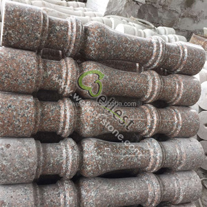 Polierte G562 Granit Geländer Günstige Ahorn Rot Granit Baluster und Balkon Geländer - Product Image 4