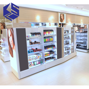 Hiện đại bằng gỗ mỹ phẩm cửa hàng trang điểm hiển thị đứng nhiều lựa chọn Hot Bán cho bán - Product Image 2