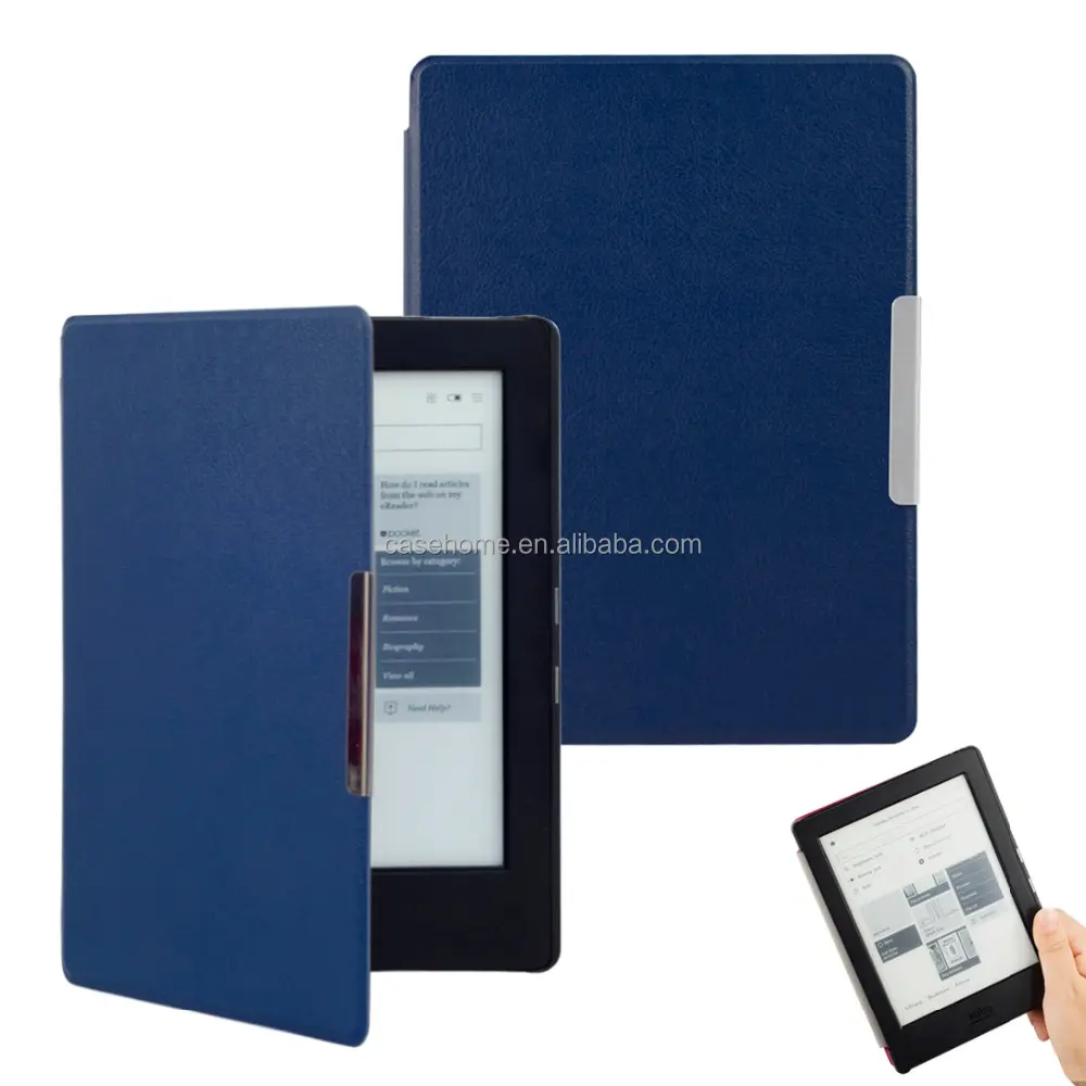 ฝาครอบหนัง PU สำหรับ KOBO AURA H2O 6.8 'E Reader สำหรับ KOBO H2O กรณี