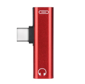 Adaptor pengisian daya 2 in 1, Audio Analog 2 in 1 Tipe <span class=keywords><strong>c</strong></span> Audio Aux 3.5mm untuk konektor adaptor Earphone Tipe <span class=keywords><strong>c</strong></span> - Product Image 3