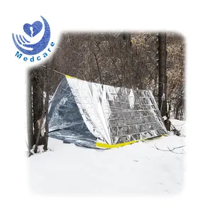 MTES1 acil hayatta kalma Mylar termal yansıtıcı isı soğuk hava barınak çadır