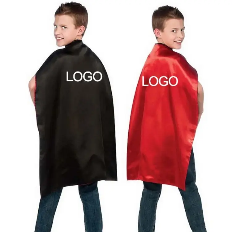 2024 Popular Custom Girls Superhero Red Cape For Sale