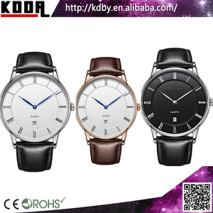 Reloj de cuero de lujo Movimiento japonés Reloj de cuarzo SR626SW Precios Imagen Tailandia Cuarzo Relojes para hombre - Product Image 3