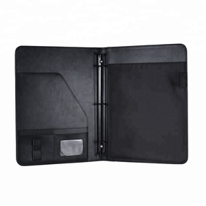 Porte-documents de conférence d'affaires, <span class=keywords><strong>support</strong></span> pour documents A4 en cuir PU, dossier à suspendre, 2018 - Product Image 1
