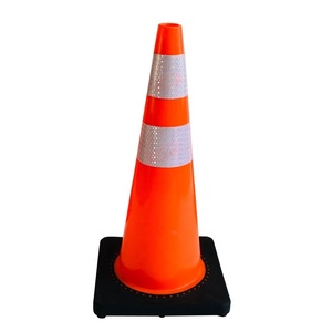 Nhà Sản Xuất Cung Cấp Bán Buôn Phong Cách Khác Nhau Màu Linh Hoạt PVC Nhựa Đường Nguy Hiểm Cảnh Báo An Toàn Giao Thông Cone - Product Image 4