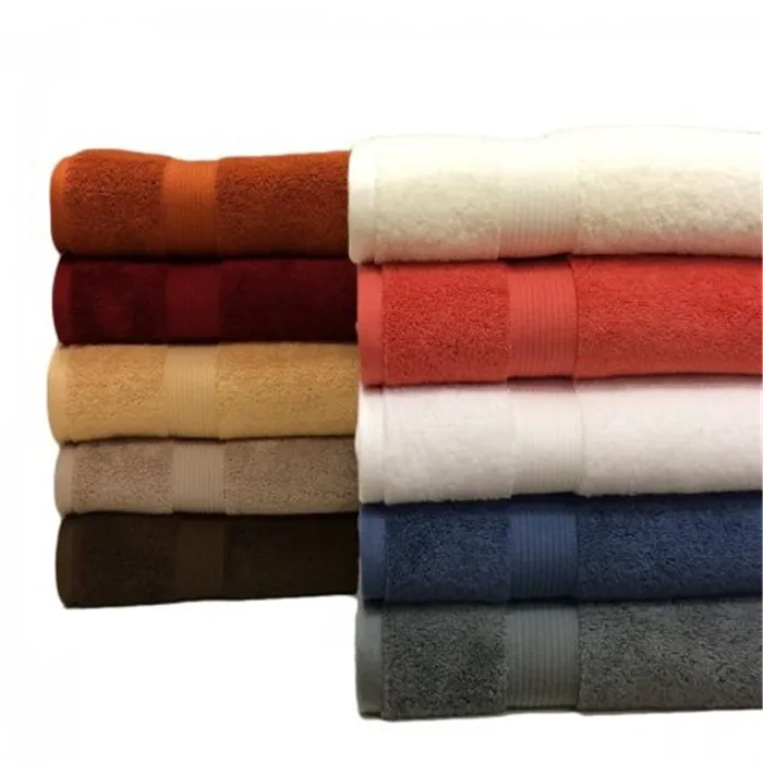 China fábrica personalizado plain toalha de banho da maquineta de terry 100% algodão