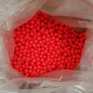 Bola Apung PP Plastik Merah 1/4 "6.35Mm Solid untuk Dijual