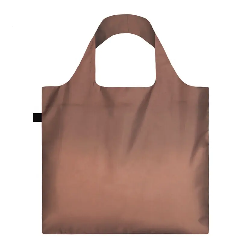 High Quality Eco Pouch Waterproof Folding Nylon Foldable Polyester Tote Shopping Bags Recycle Shopping bag With Printing LOGO