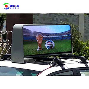 Doble lado exterior P5 taxi <span class=keywords><strong>Top</strong></span> LED techo del coche video led display taxi pantalla led - Product Image 3