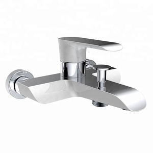 HIMARK-<span class=keywords><strong>grifos</strong></span> modernos de latón cromado para baño, mezclador de ducha montado en la pared, negro y dorado - Product Image 6