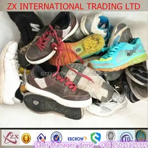 Grado zapatos de alta calidad de segunda mano exportación excedente zapatos