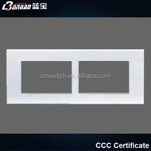 WALL SWITCH new style 192-052 PC wall switch panel with steel frame FOR LIGHT