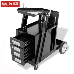 Chariot d'outil de poignée de soudure en métal de Mig d'utilisation d'usine avec l'OEM fermé de structure à quatre roues soutenu - Product Image 3