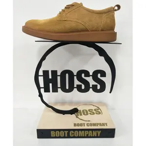 Sh085m suporte de exibição de tabletop, suporte de calçados para sapatos com logotipo personalizado, hoss