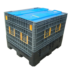 Giá Hộp Pallet Nhựa Euro Màu Xanh Dương Có Thể Gập Lại - Product Image 5