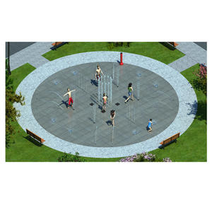 Прямая Продажа с завода, оцинкованная стальная пластиковая брызговая площадка для воды, оборудование для парка с распылителем для коммерческой наружной воды - Product Image 3