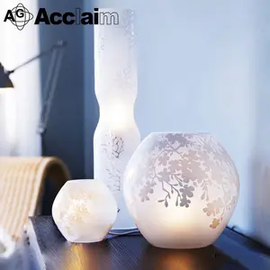 En popüler cam abajur toptan abajur çerçeveleri masa lambası için