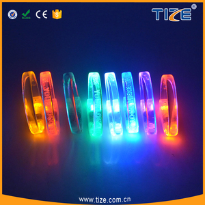 Led controlado por voz led writsband cotillón juguetes partido pulseras - Product Image 3