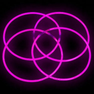22 Inch Glow Necklace Customized Christmas <strong>Ornament</strong> Glow Stick <strong>Light</strong> <strong>up</strong> Necklaces for Halloween - Product Image 6