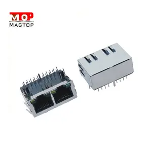 Systimax waterproof rj45 cat6 modular dual port jack lan multi connectors